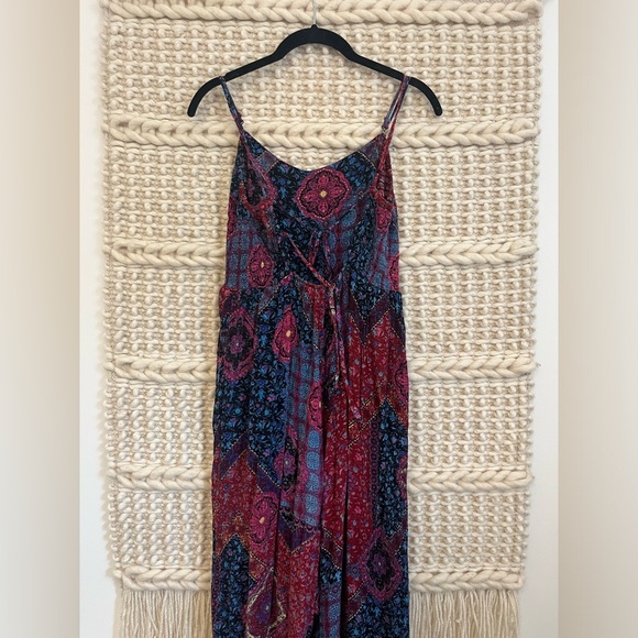 MARSHALLS XS JUMPSUIT/ROMPER Paisley Pattern with open back and pockets - Picture 5 of 7